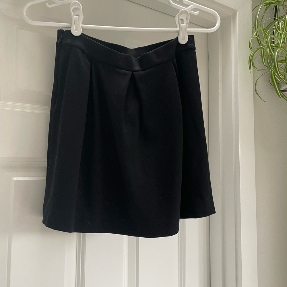 Madewell cotton structured mini skirt